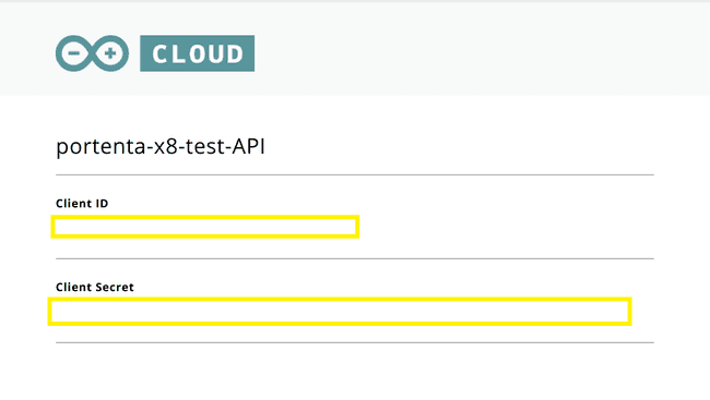 Arduino Cloud API Key PDF