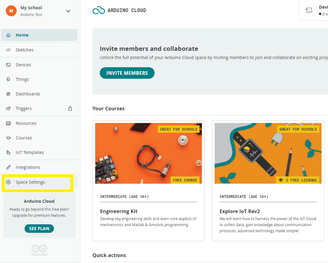 Shared Space Side Bar
