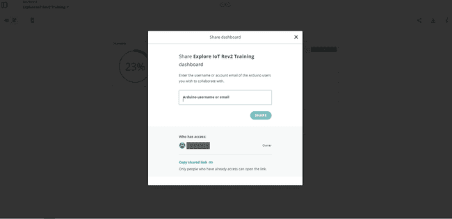 Share your dashboard
